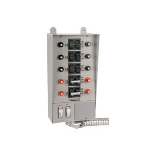 Reliance Loadside Generator Transfer Switch   50 Amp, 10 Circuit, Model 51410C