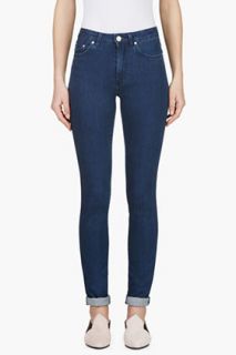 Acne Studios Blue High_waisted Pin Jeans