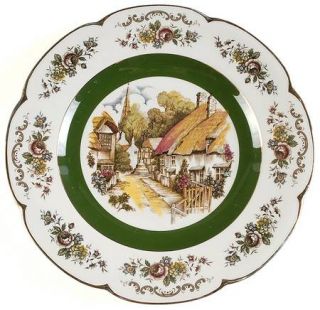 Enoch Wood & Sons Ascot (Village) Service Plate (Charger), Fine China Dinnerware