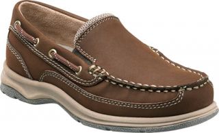Boys Florsheim Driftwood Slip Jr.   Brown Nubuck Casual Shoes