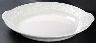 Mikasa English Countryside White 14 Pasta Serving Bowl, Fine China Dinnerware  