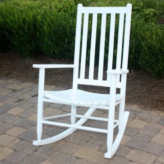 Dixie Seating Indoor/Outdoor Georgetown Slat Rocking Chair   95RTABLACK/SLAT
