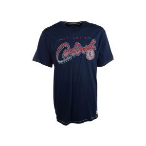 St. Louis Cardinals Mitchell and Ness MLB Gradient Script Tailored T Shirt