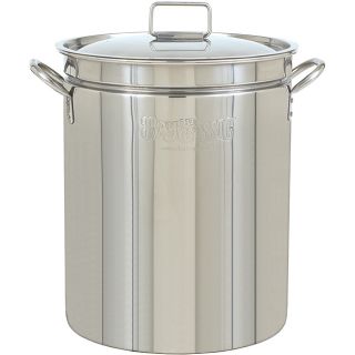 Bayou Classic 44 quart Stainless Steel Stockpot With Lid