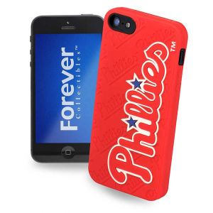 Philadelphia Phillies Forever Collectibles IPHONE 5 CASE SILICONE LOGO