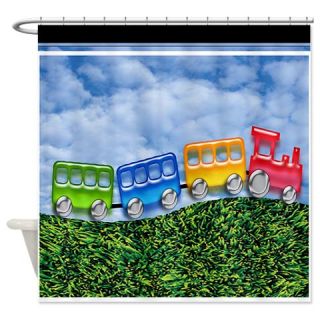  Toy Train in the Countryside Shower Curtain  Use code FREECART at Checkout