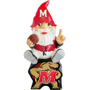 Maryland Terrapins Forever Collectibles Gnome Sitting on Logo
