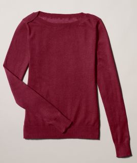 Linen/Modal Bateau Sweater