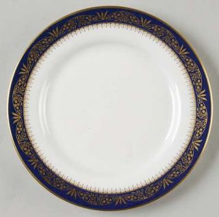 John Aynsley Balmoral Blue Bread & Butter Plate, Fine China Dinnerware   Blue Ba