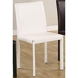 Euro Design White Dining Chairs (set Of 4)