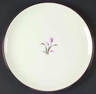 Franciscan Carmel 13 Chop Plate (Round Platter), Fine China Dinnerware   Pink/G