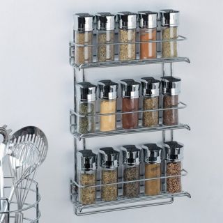 Organize It All Wall Mount Spice Rack Multicolor   1812