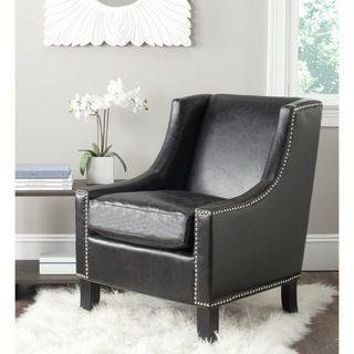 Safavieh Daniel Antique Black Club Chair