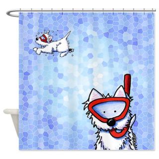  Snorkel Westies Shower Curtain  Use code FREECART at Checkout