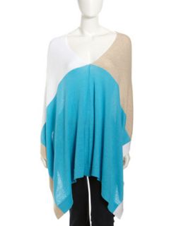 Colorblock Ruanna Pullover, Ocean/Sand/Multi