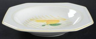 Mikasa Lemons Rim Soup Bowl, Fine China Dinnerware   Fresh Fruit