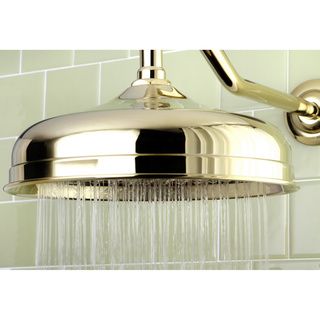 Victorian Polished Brass 10 inch Raindrop Showerhead