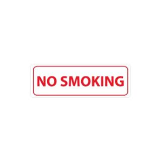 Nmc Vinyl No Smoking Sign   12X4