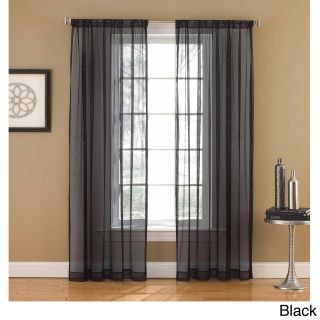 Links Sheer Mesh 84 inch Rod Pocket Curtain Panel