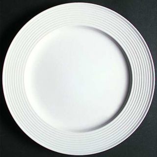 Christopher Stuart Concentrics White 12 Chop Plate/Round Platter, Fine China Di