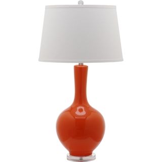 Safavieh Indoor 1 light Orange Blanche Gourd Lamp (set Of 2)