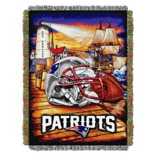 New England Patriots Woven Tapestry Throw