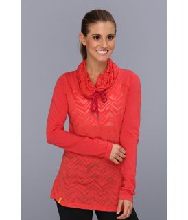 Lole Sheer 2 Top Womens Long Sleeve Pullover (Red)