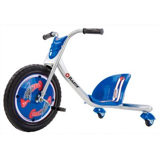 Riprider 360 Caster Trike Blue (BlueDimensions 24.6 inches long x 10 inches wide x 18.5 inches highWeight 19.75 poundsWeight capacity 160 poundsRecommended ages 5+Assembly required. )