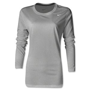 Nike Womens LS Legend Shirt (Gray)