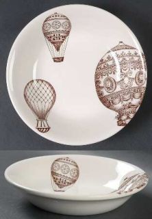 Royal Stafford Balloons Coupe Cereal Bowl, Fine China Dinnerware   Brown & White
