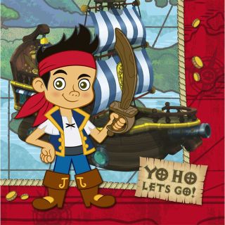 Disney Jake and the Never Land Pirates Lunch Napkins