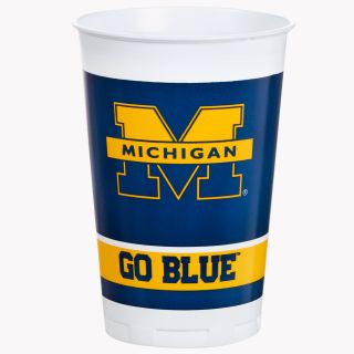 Michigan Wolverines 20 oz. Plastic Cups