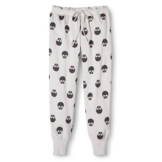 PJ Couture Pajama Pant   Grey Skulls S