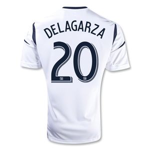 adidas LA Galaxy 2013 DELAGARZA Home Soccer Jersey