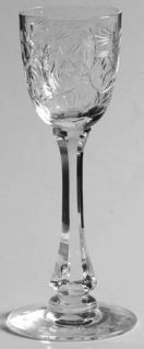 Hawkes La Salle Cordial Glass   Stem #7240, Cut