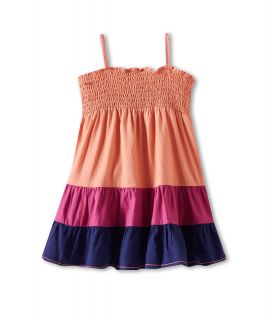 Roxy Kids Block Party Dress Girls Dress (Orange)