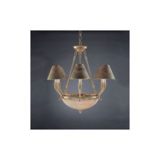 Zaneen Lighting Palma Nine Light Traditional Chandelier in White French Gold 