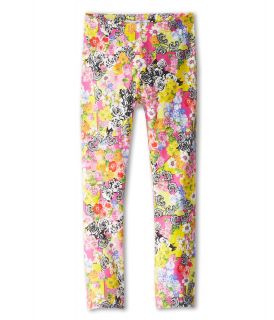 Versace Kids Flower Print Leggings Girls Casual Pants (Multi)