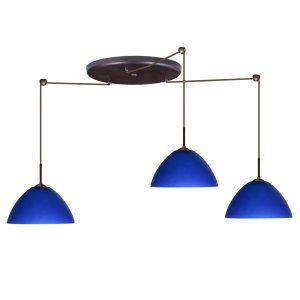 Besa Lighting BEL 3JW 420187 BR Tessa Pendant