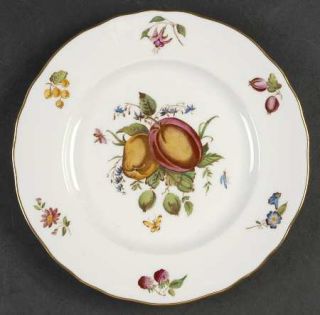 Royal Worcester Delecta (Coburg Shape) Luncheon Plate, Fine China Dinnerware   C