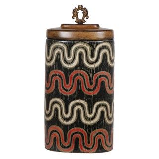 Privilege Large Wave Design Brown Ceramic Vase (BrownMaterials CeramicDimensions 19 inches high x 9 inches wide x 5 inches deep )