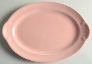 Taylor, Smith & T (TS&T) Luray Pastels Pink 11 Oval Serving Platter, Fine China