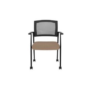 Compel Office Furniture Speedy Mesh Stack Chair CSF6300 Seat Color Cacao