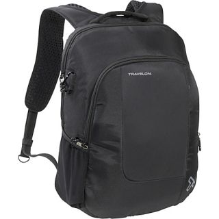 Anti Theft Urban 2 Compartment Backpack Black   Travelon Laptop Backpac