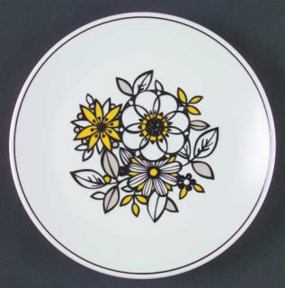 Noritake Tressa Bread & Butter Plate, Fine China Dinnerware   Progression, Black