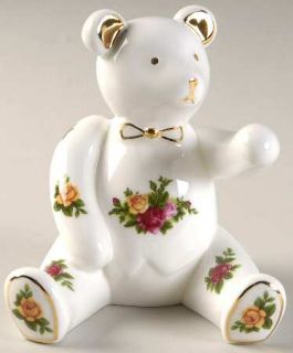 Royal Albert Old Country Roses Boy Teddy Papperweight, Fine China Dinnerware   M