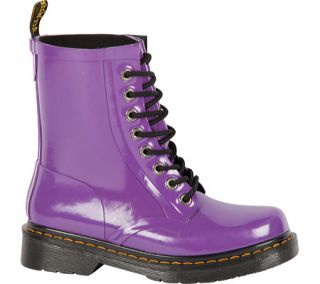 Womens Dr. Martens Drench 8 Eye Boot Patent   Purple Patent Vulcanised Rubber B