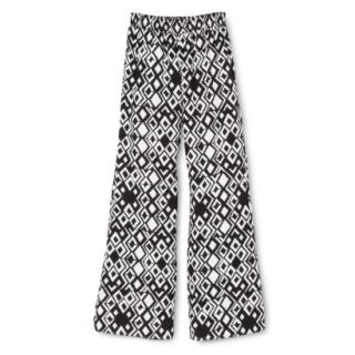 Mossimo Supply Co. Juniors Printed Pant   Black/White XS(1)