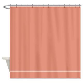  Coral Salmon Pink Shower Curtain  Use code FREECART at Checkout