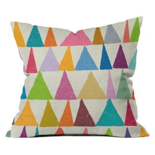 DENY Designs Nick Nelson Analogous Shapes In Bloom Outdoor Throw Pillow